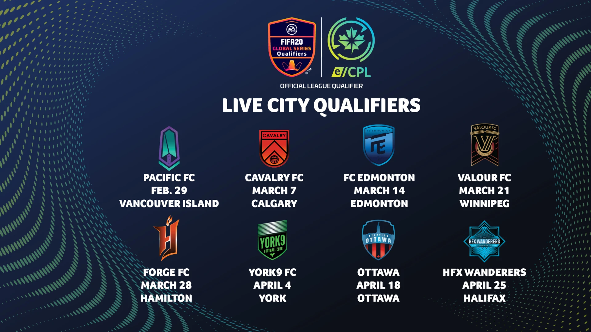 eCPL live qualifying events coming to all eight Canadian Premier League ...