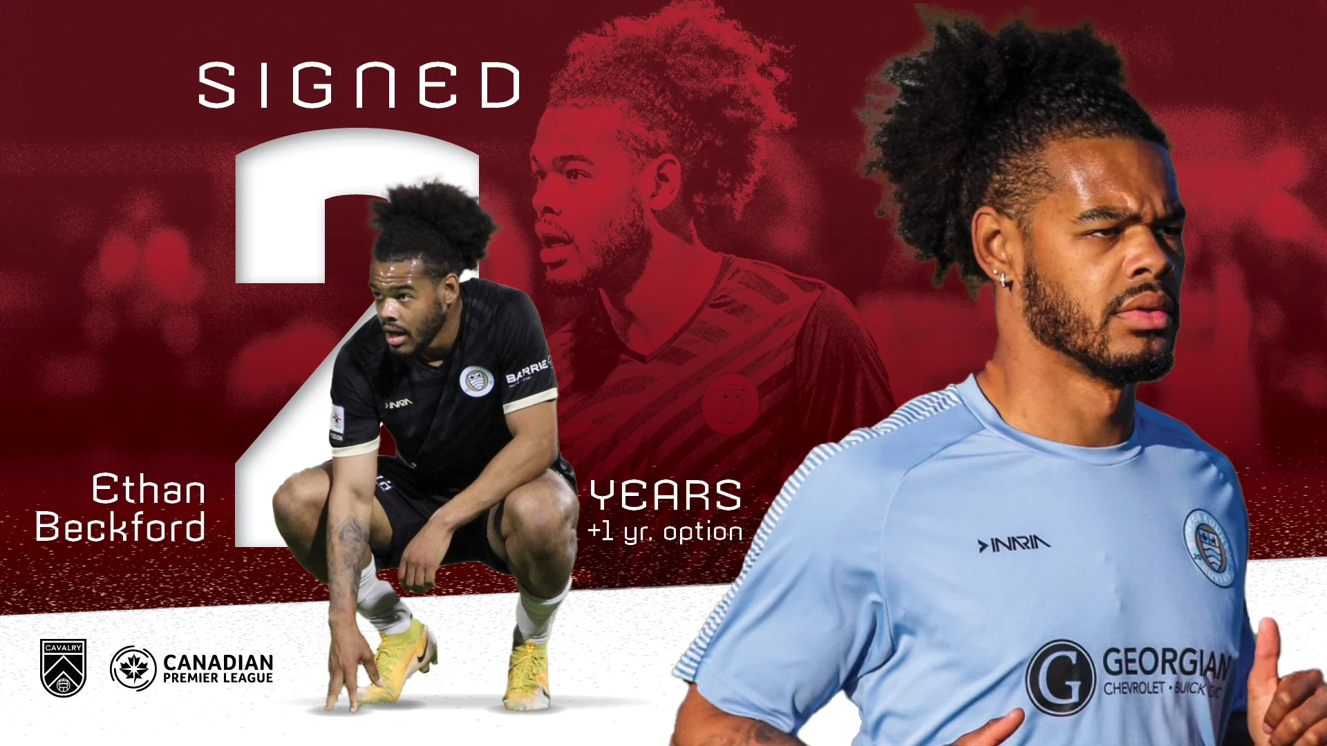 Cavalry FC sign former Simcoe County striker Ethan Beckford