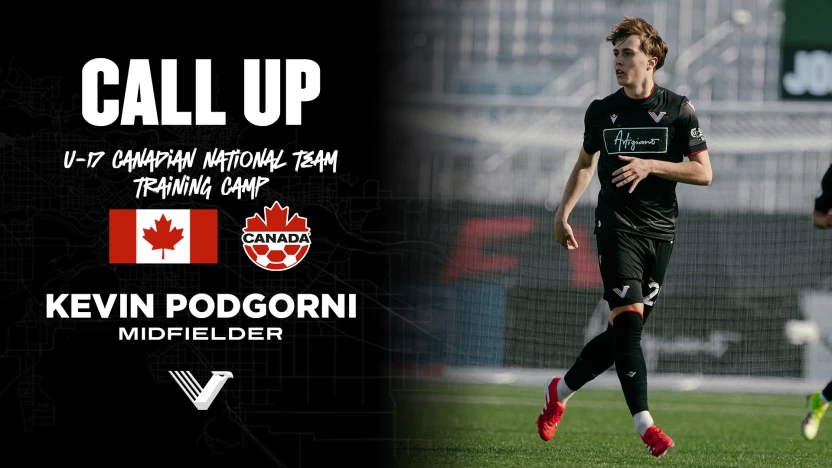 Kevin Podgorni Called Up to Canada U-17 National Team