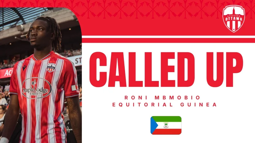 Atlético Ottawa defender Roni Mbomio called up to Equatorial Guinea National Team