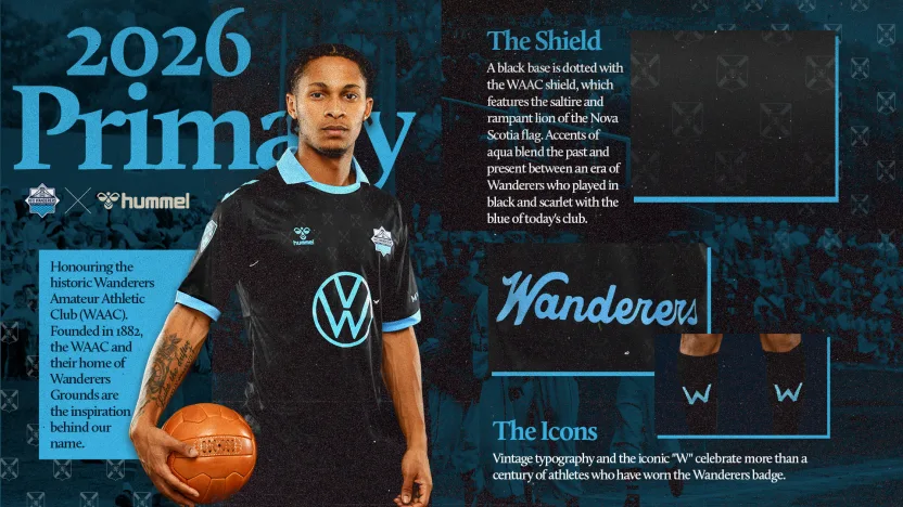 Halifax Wanderers celebrate sports history at the Wanderers Grounds with 2026 Primary Kit in partnership with hummel