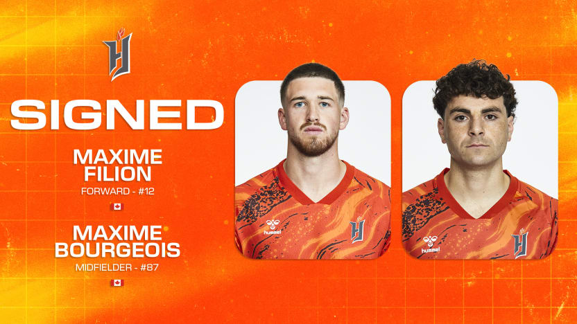 Forge FC Sign Maxime Filion & Maxime Bourgeois to CPL-U SPORTS Contracts
