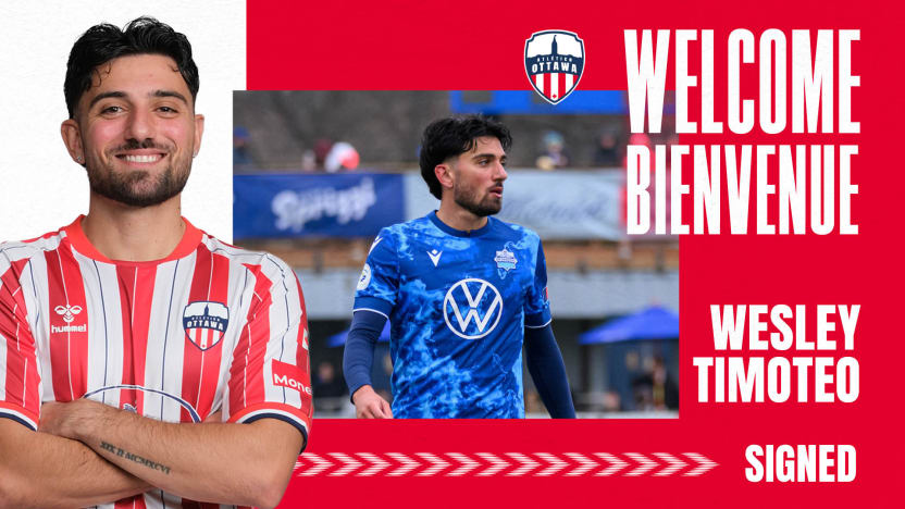 Atlético Ottawa signs Canadian full-back Wesley Timoteo