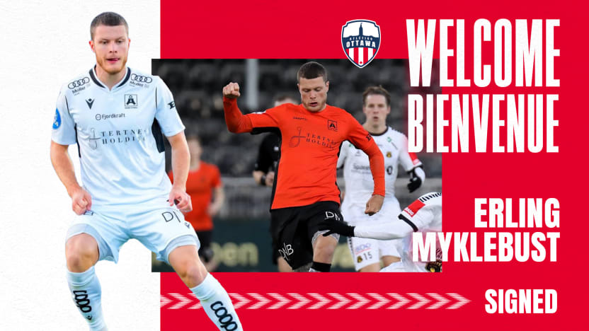 L'Atlético Ottawa signe l'attaquant norvégien Erling Myklebust