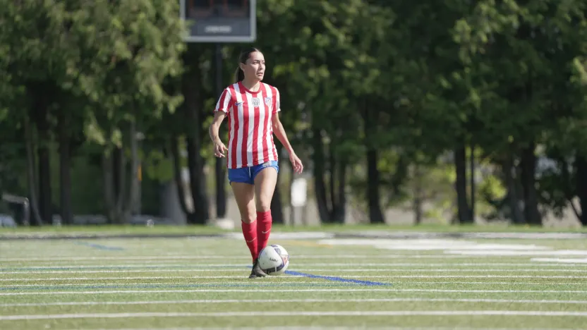 OSU Atlético talent Marchand on her passion for the game and the club’s dedication to Indigenous initiaitives