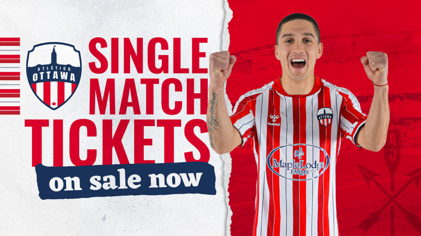 Single Match Tickets Now Available