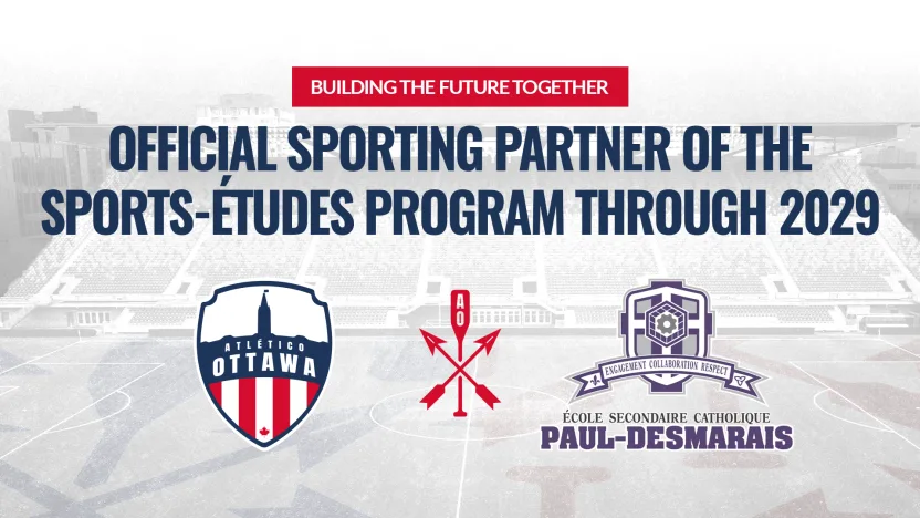Atlético Ottawa expands pro-soccer program with École secondaire catholique Paul-Desmarais