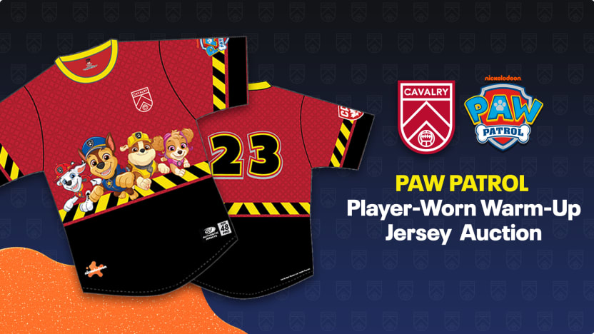 PAW Patrol Player Worn Jersey Auction