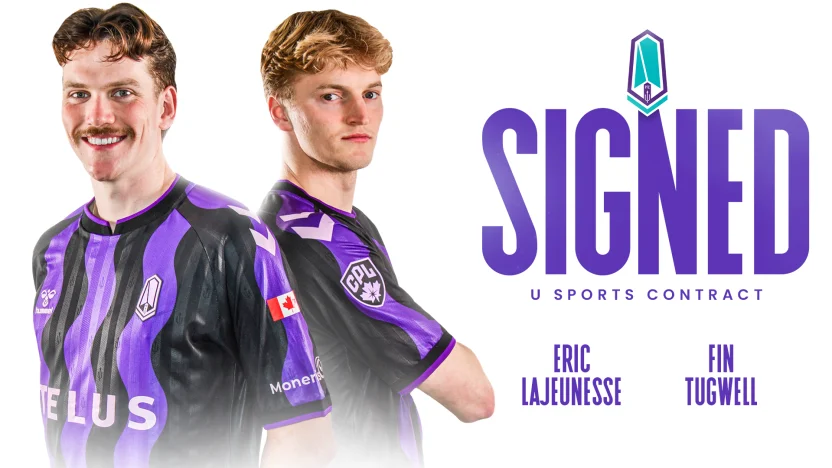 Pacific FC Re-sign Defenders Eric Lajeunesse and Fin Tugwell to CPL-U SPORTS Contracts