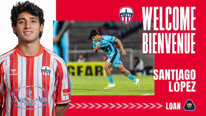 L'Atlético Ottawa prête l’espoir canadien Santiago López