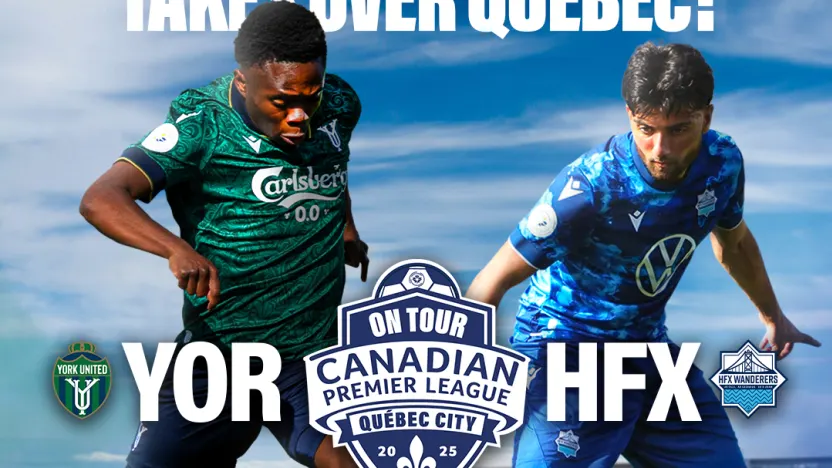 CPL to host celebration of soccer around On Tour match in Québec City, May 31