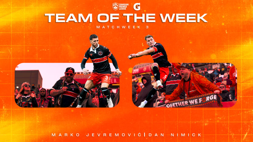 Nimick & Jevremović Named to Gatorade Team of the Week (Week 3)