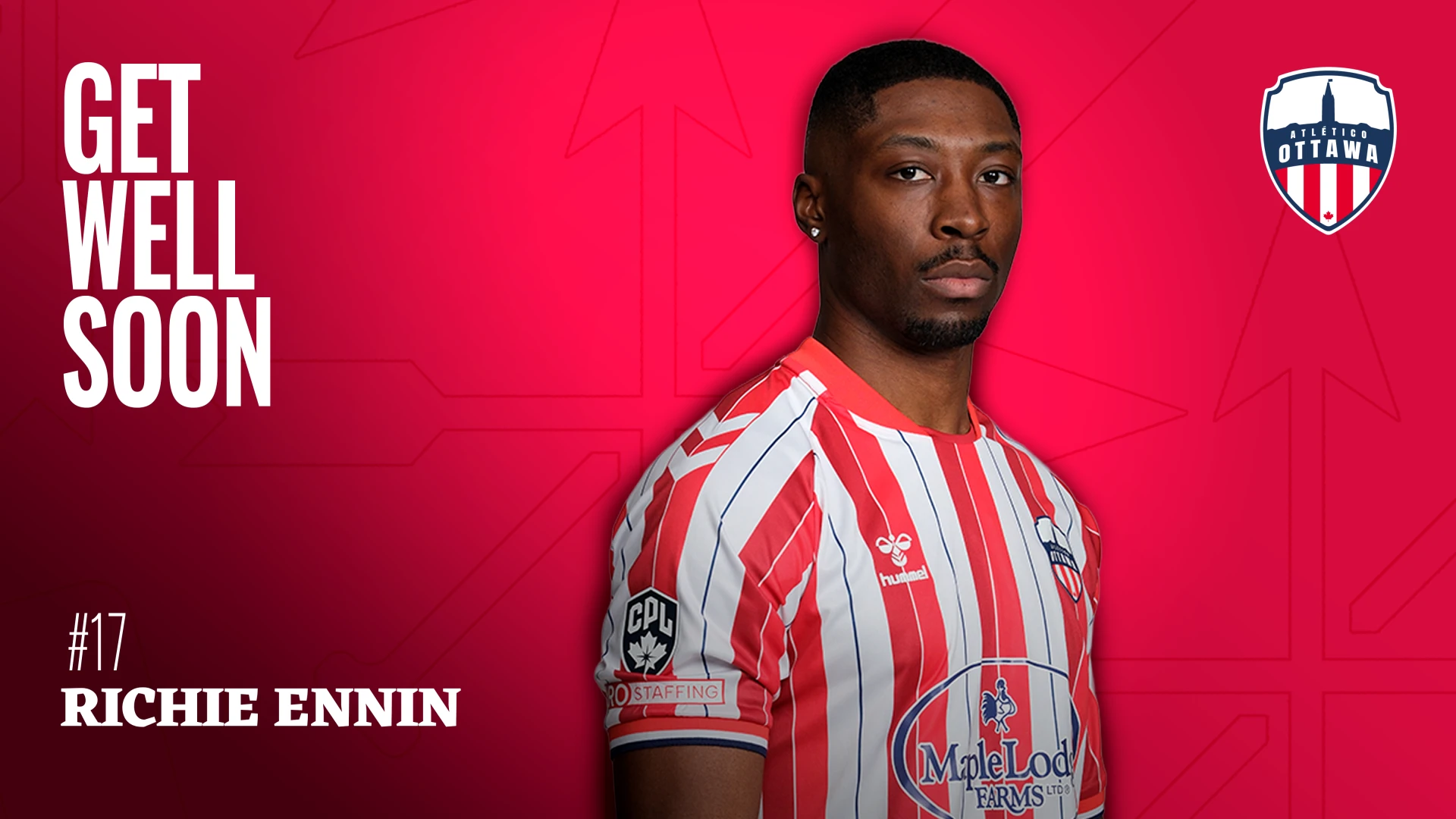 Atlético Ottawa striker Richie Ennin to miss rest of season with ACL injury