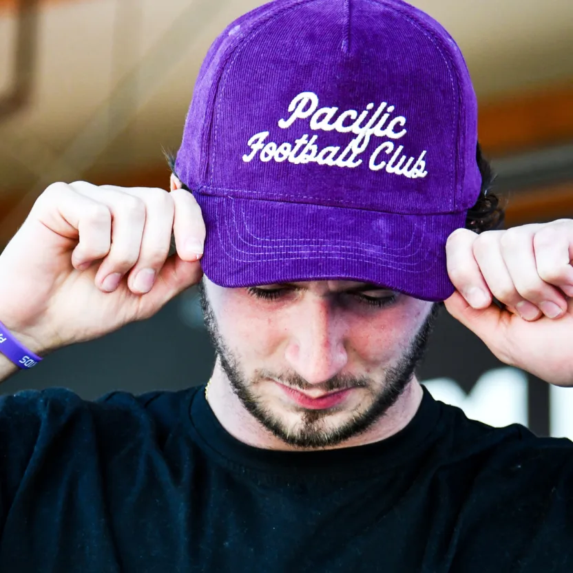 Purple Corduroy P/C Hat