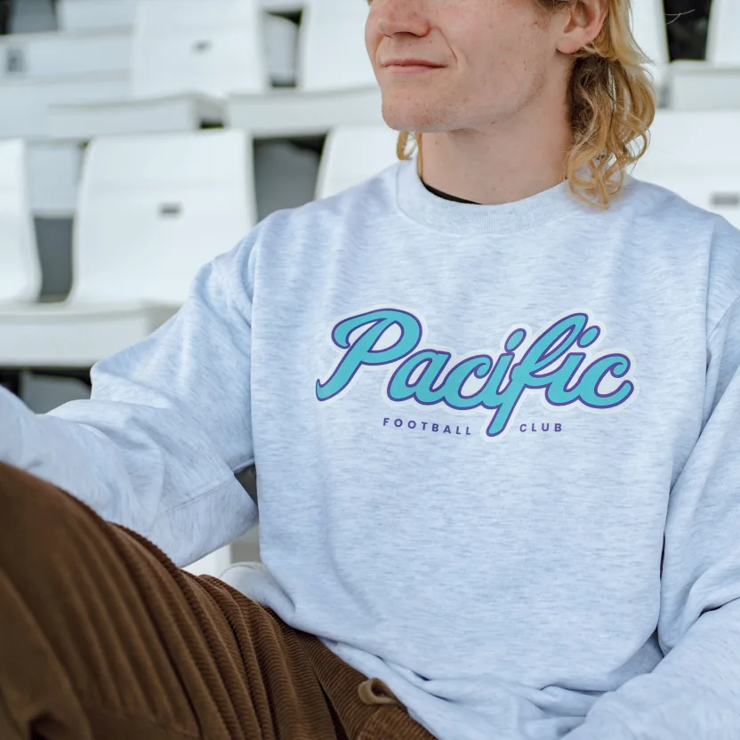Pacific FC Grey Crewneck