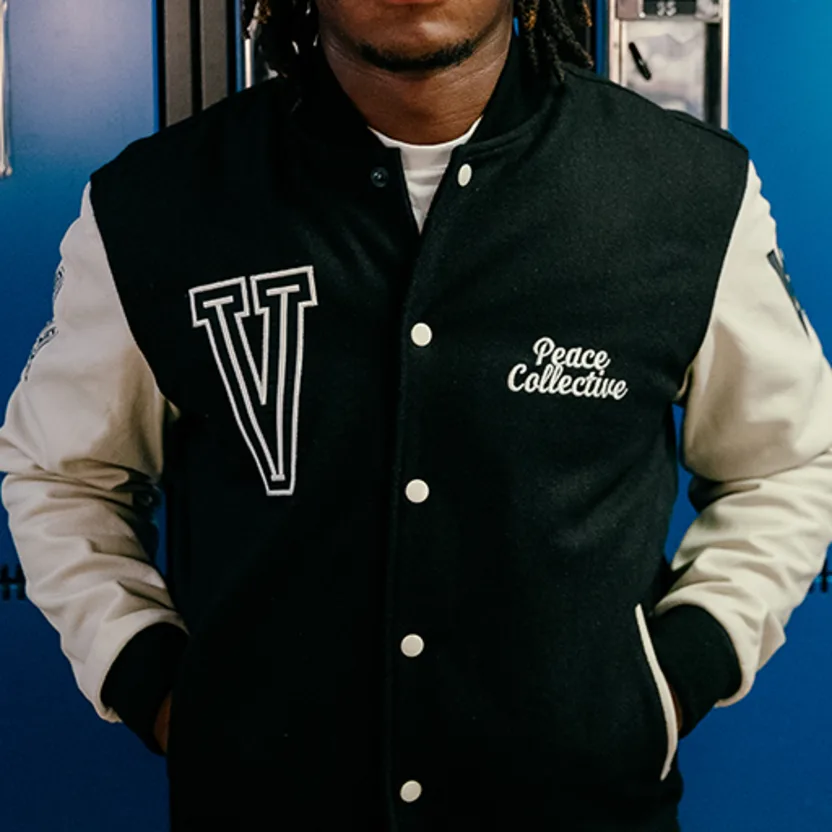 Vancouver FC X Peace Collective Letterman Jacket