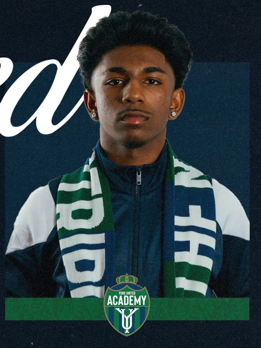 Yaathav Lakshman signs with York United FC Academy for the 2025 League1 Ontario season