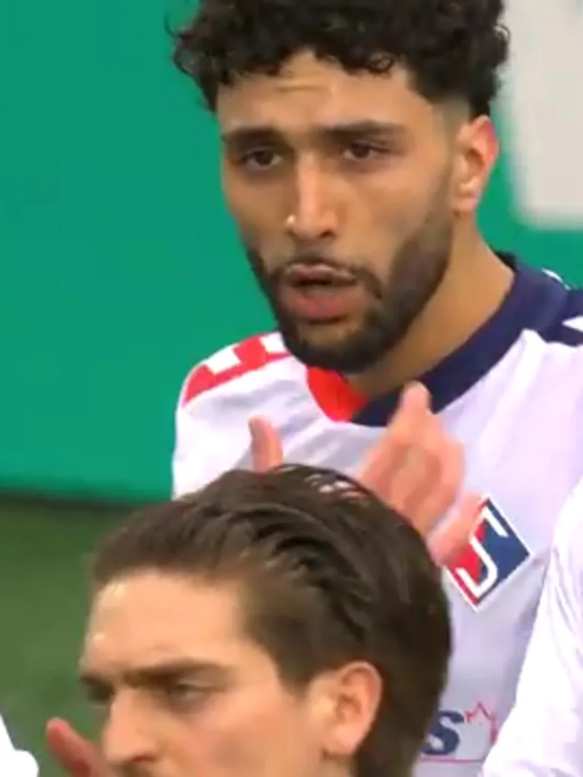 Loic Kwemi scores the first ever goal for FC Supra