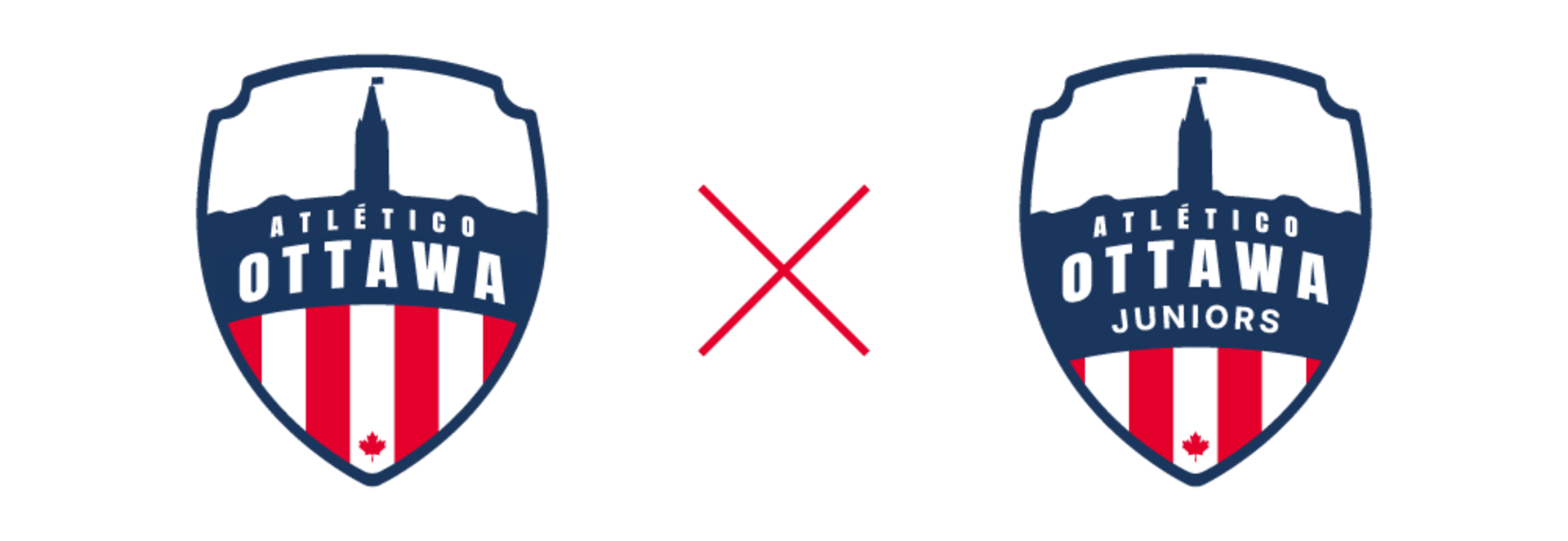 Atletico Ottawa and Atletico Ottawa Juniors Logos