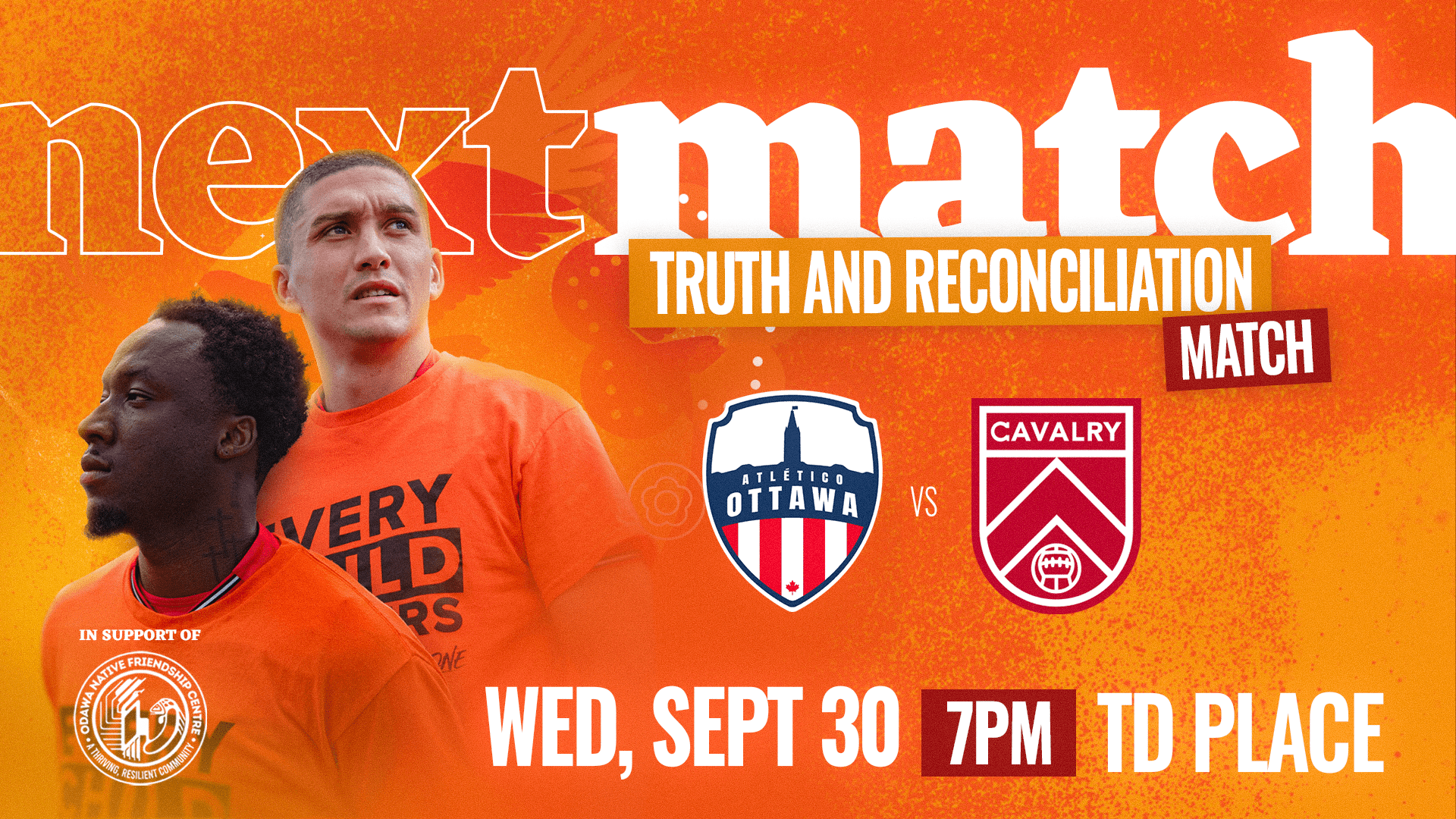 September 30 - Atletico Ottawa Match at TD Place