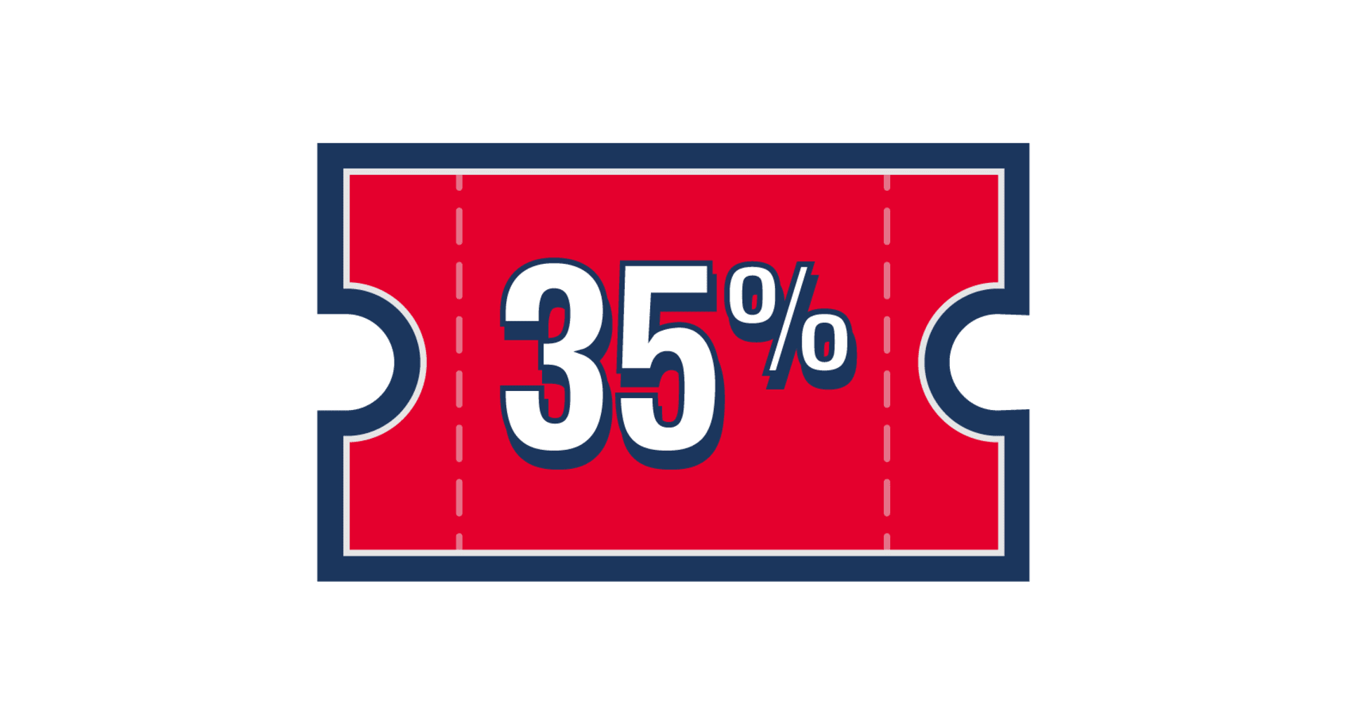 35% discount on all tickets