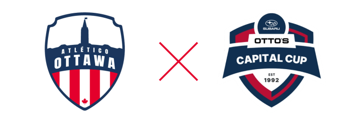 Atletico Ottawa and Capital's Cup Logo Lockup