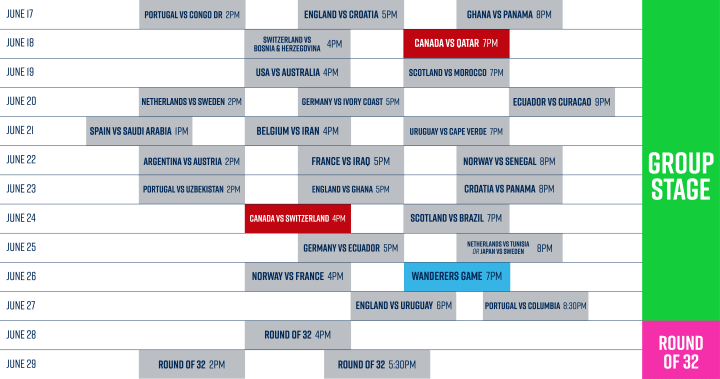 CSH Schedule