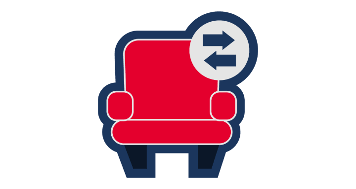 seat swapping icon