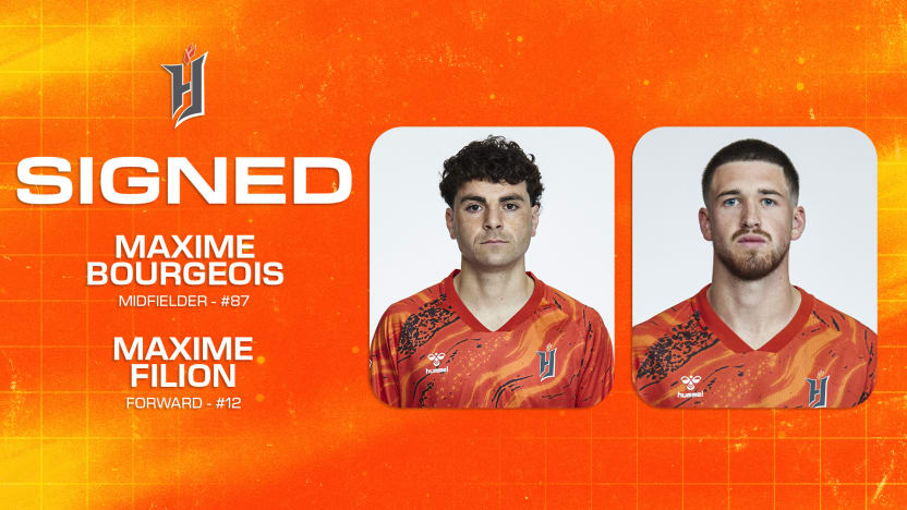 Forge FC Announce First Professional Contracts for Maxime Filion, Maxime Bourgeois