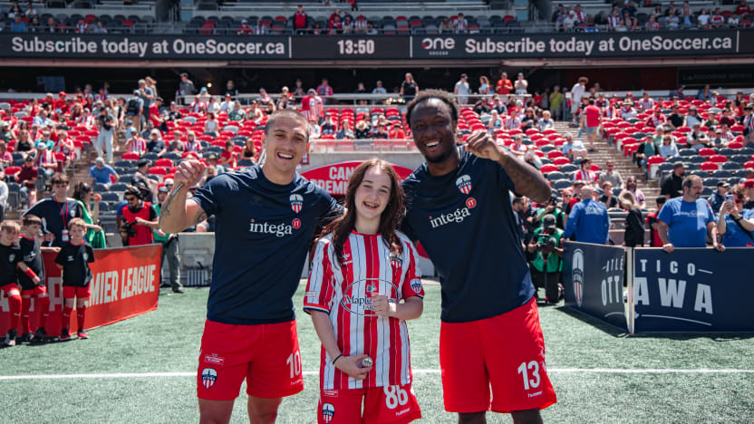 Zoe's Wish Comes True with Atlético Ottawa