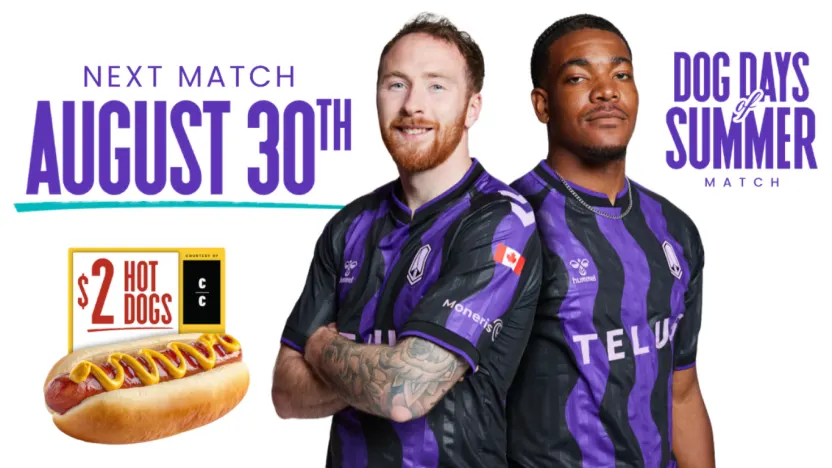 $2 Hot Dogs Headline Pacific FC’s Dog Days of Summer Match