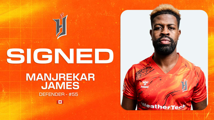 Forge FC Sign Canadian International Manjrekar James