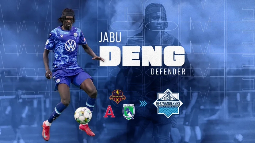 Wanderers sign Nova Scotian defender Jabu Deng 