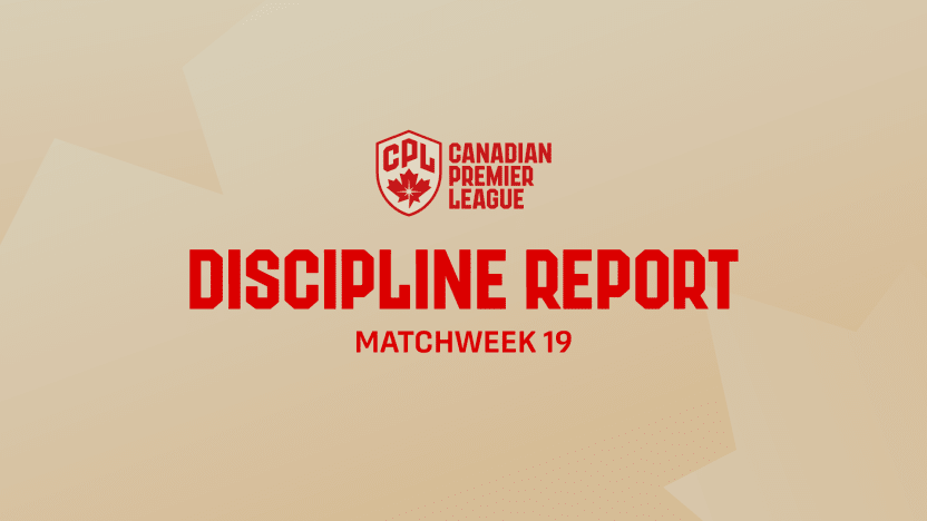 Discipline Report: Matchweek 19