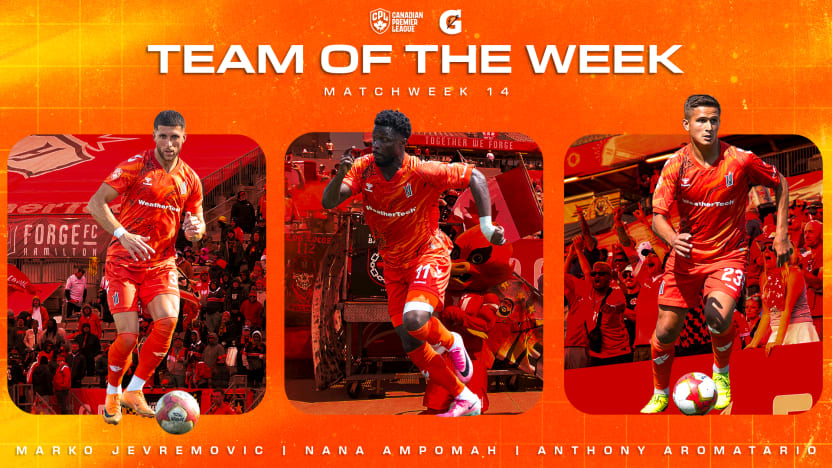 Ampomah, Jevremović, and Aromatario Named to Gatorade Team of the Week (Week 14)