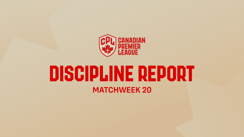 Discipline Report: Matchweek 20