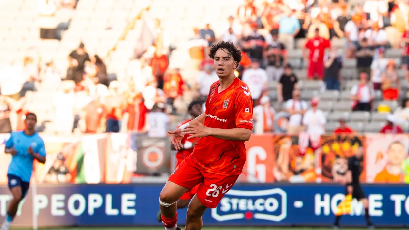 MILTON: Forge’s youngest player not intimidated by playing striker for first time
