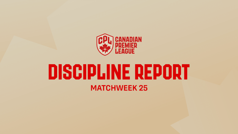 Discipline Report: Matchweek 25