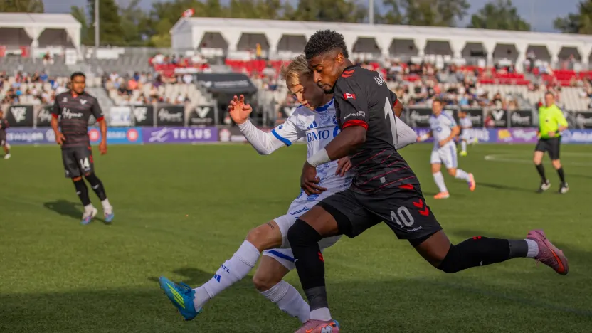 Vancouver FC fall to CF Montréal in CanChamp Leg 1 on late penalty | HIGHLIGHTS