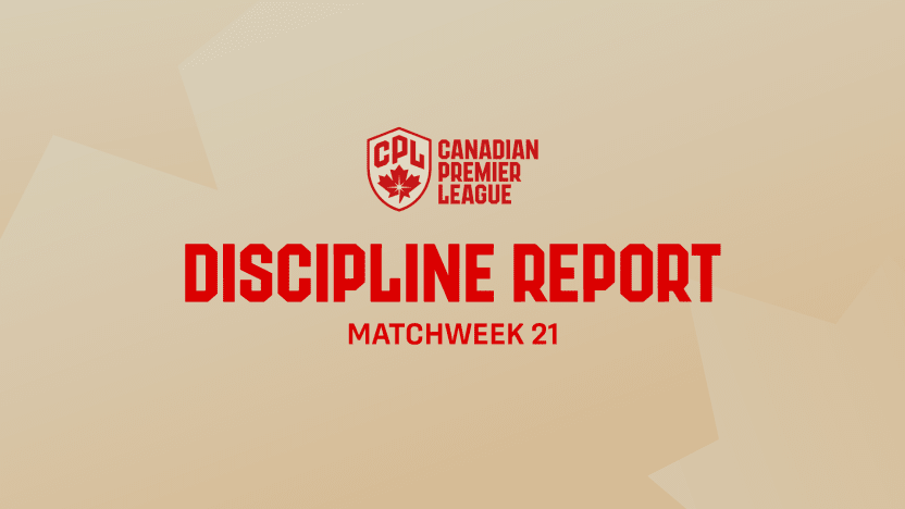 Discipline Report: Matchweek 21