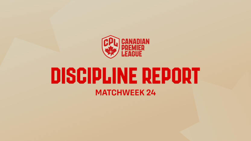 Discipline Report: Matchweek 24