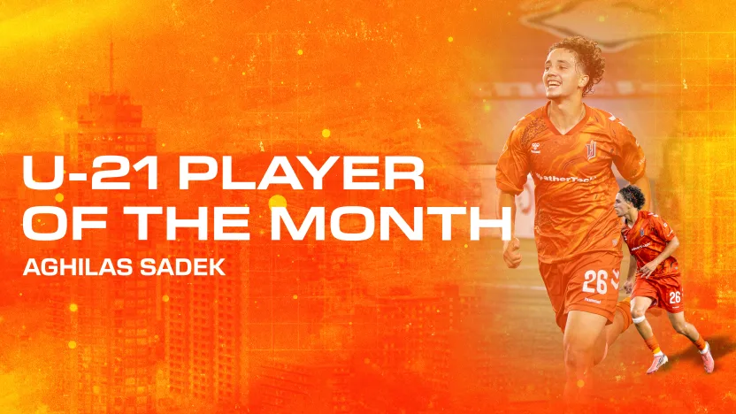 Aghilas Sadek named U-21 Player of the Month for August