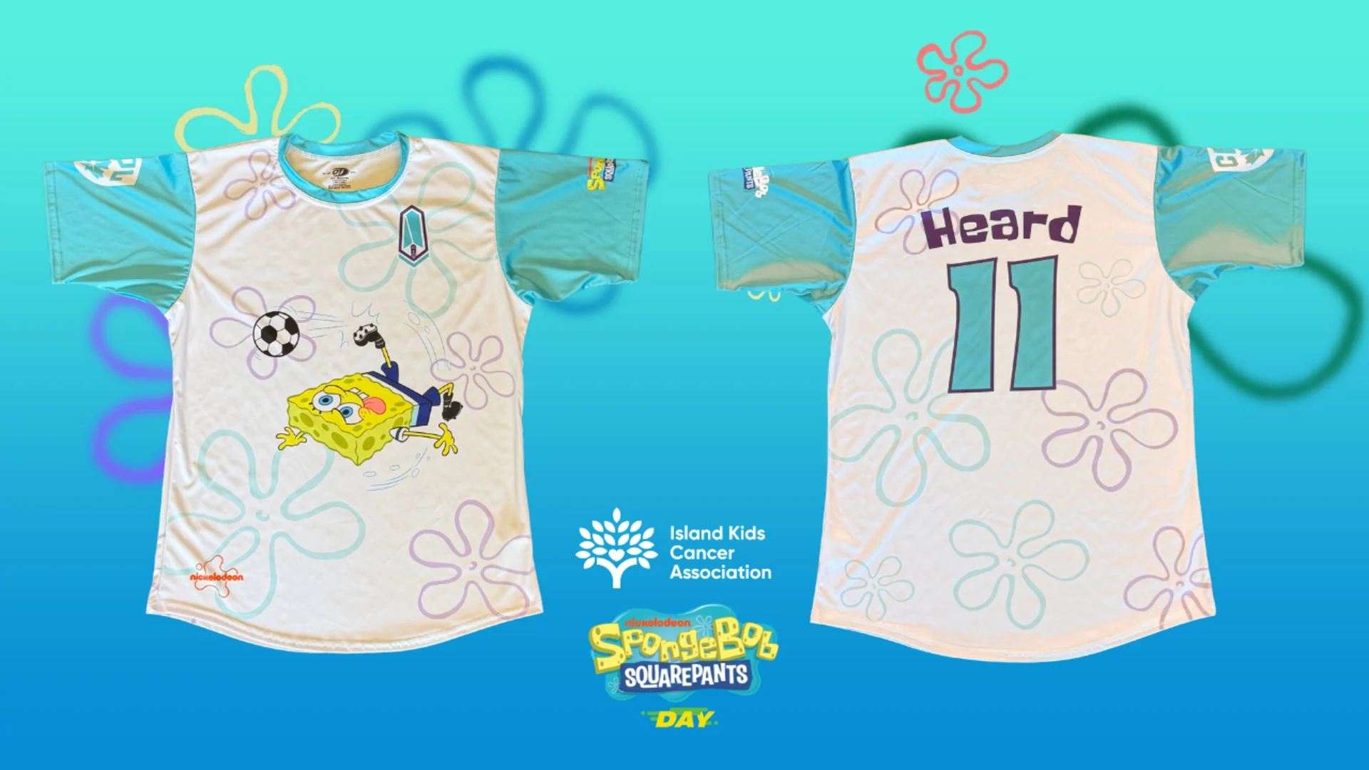 Spongebob Squarepants X Pacific FC Warm Up Jersey Charity Auction Now Live